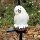 ソーラーライト 屋外 かわいい 雪フクロウ ガーデンライト おしゃれ 自動点灯 防水 インテリア 庭 プランター 鳥 動物 ポミエ フクロウ 樹脂工芸 庭園芝生用装飾ライト