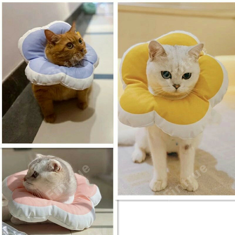 エリザベスカラー 犬用 猫用 軽量 布製 柔らかい 傷口保護 傷舐め防止 引っ掻き防...