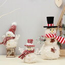 クリスマスオーナメント サンタクロース ショップ クリスマス 飾り かわいい置物 雪だるまの飾り 店舗 装飾 室内 インテリア 贈り物 雪だるま 装飾 フェルト オーナメント
