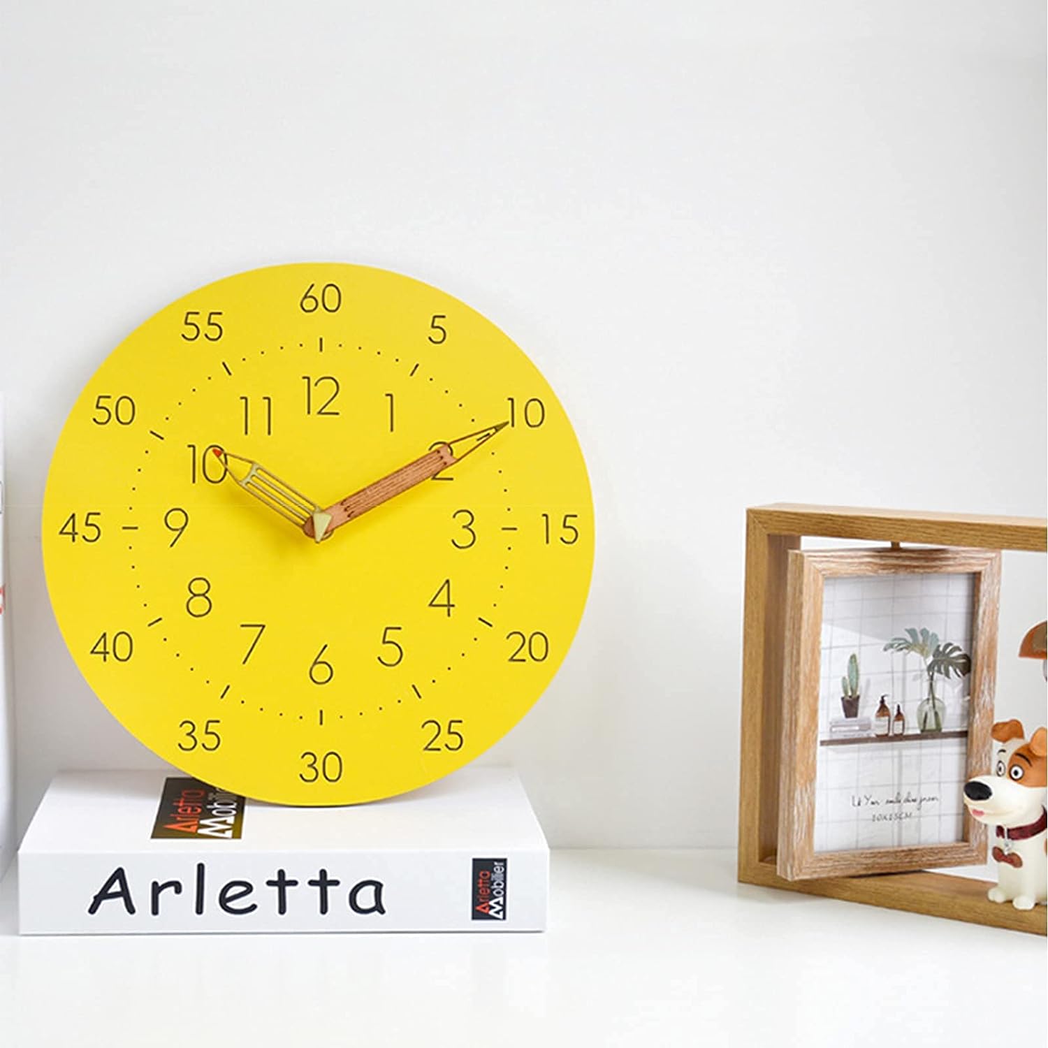 壁掛け時計 子供 置き時計 壁掛け 学習時計 知育時計 時間学習時計 教育グッズ 子供部屋 静音 連続秒針..