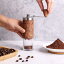 手挽きコーヒーミル 手動 コーヒーグラインダー 小型 コーヒー用品 コーヒー豆挽き ステンレス 登山 携..