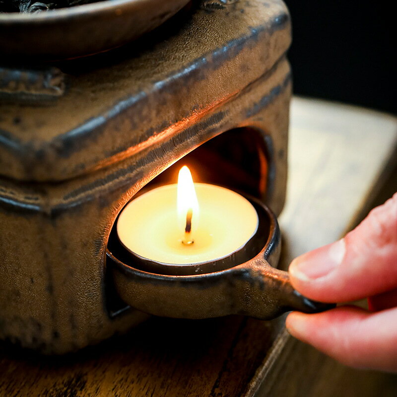 茶道用品 ティーストーブ キャンドル 温かいお茶 目覚めのお茶 加熱と保温 茶道 お茶の作り方 陶器