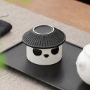 \期間限定★ポイント10倍/磁器 セラミック ティー ストレーナー フィルター ザル パンダ ティー ハウス 形 デザイン ティー スティーパー ティー インフ...
