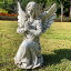 【クーポンあり！】ガーデン像 天使 宗教的 妖精 彫刻 防水 装飾置物 アート装飾 パティオ、芝生、庭、新築祝いの飾りプレゼント用