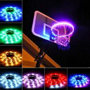 【GW期間★10倍UP！】バスケットボールフープライト 七色 電池式 オシャレ 誘導カラーチェンジ 防水