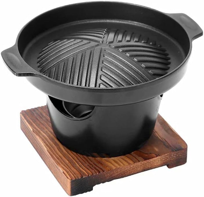 グリル 焼肉 プルコギ アルミ鋳物製 素樹脂加工 焼肉 鉄 丸型 パール金属 キッチン用品 鋳物