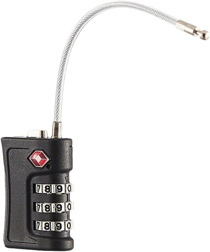 \月末限定★ポイント15倍/2個セット 南京錠 小型 ワイヤーロック TSAロック3桁ダイヤル式 ワイヤーロック 南京錠 鍵 マスターロック 暗証番号 盗難防止 荷物、スーツケース、バックパック用 海外 旅行 出張 空港 検査 アメリカ安全運輸局認定 防犯グッズ ブラック \月末限定★ポイント15倍/2個セット 南京錠 小型 ワイヤーロック TSAロック3桁ダイヤル式 ワイヤーロック 南京錠 鍵 マスターロック 暗証番号 盗難防止 荷物、スーツケース、バックパック用 海外 旅行 出張 空港 検査 アメリカ安全運輸局認定 防犯グッズ ブラック