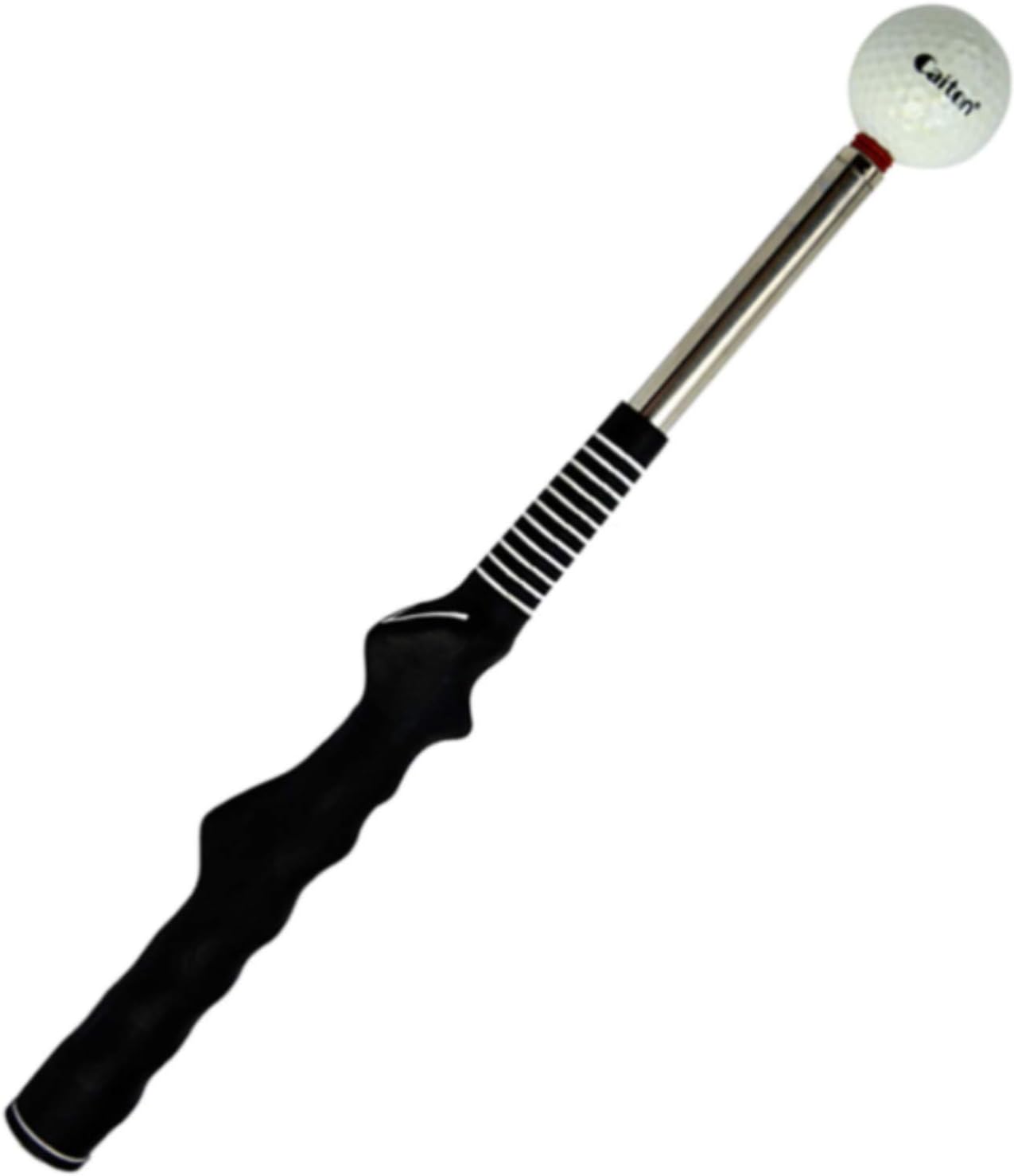 ゴルフスイング 練習器具 矯正グリップ付き 伸縮式 あらゆる場所で 練習可能 飛距離 レベルアップ コンパクト