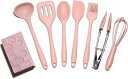 \期間限定★ポイント10倍/8具セット 調理器具 耐熱 耐久性キッチンツール用品 スパチュラ フライ返し トング 泡立て器 おたま 耐熱 ?クッキングツール 器...
