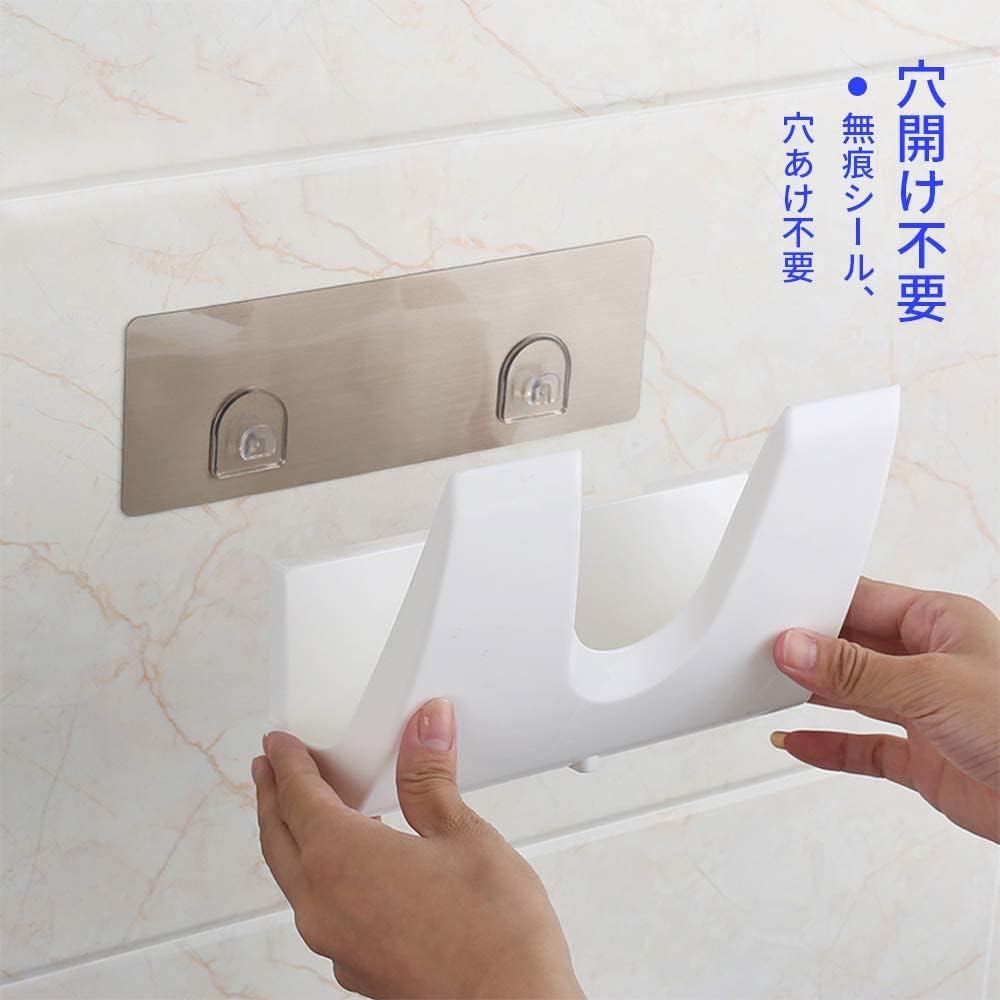鍋蓋収納 鍋蓋スタンド 壁掛け まな板スタンド 鍋のふた キッチン収納 鍋蓋ラック 鍋置きラック キッチン棚 食器ラック 鍋蓋置き 強力粘着固定 穴あけ不要 ホワイト 3