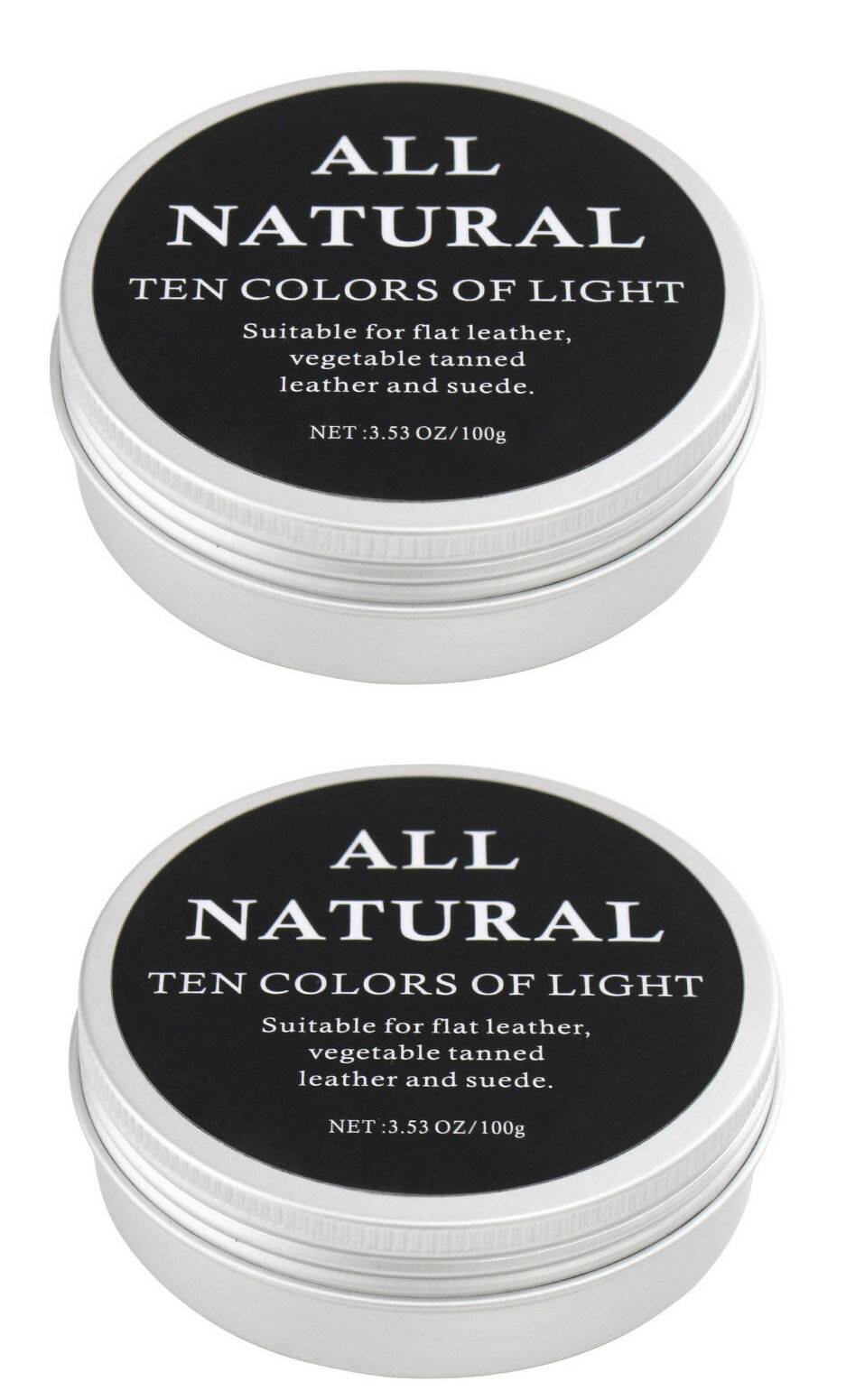 2個セット レザーケアクリーム 無色 潤いエッセンス ワックスクリーム 皮革用クリーム WAX オイル 革ケア お手入れ用品 メンテナンス用品 革小物 ブランド...