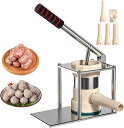 \期間限定★ポイント10倍/ソーセージ詰め物機 ソーセージ用 肉詰め物 ステンレス鋼縦型ソーセージ詰め物 肉グラインダーとソー 手動ソーセージメーカー肉詰め機 ...