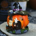 ハロウィン カボチャ ハロウィンかぼちゃ置物 カボチャランタン ハロウィンライト 飾り パンプキンランタン ジャックオランタン 置物 ライト デスクライト キャンドルライト 小道具 ハロウィン