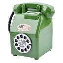 \月末限定★ポイント15倍/貯金箱 公衆電話 500円玉 ダイヤル式 昭和 80’s レトロ 玩具 おもちゃ ATM 雑貨