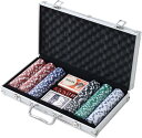\SALE★10%OFF/ポーカーセット チップ300枚 アルミケース入り 本格派 カジノゲーム ポーカー テーブルゲーム 大人用 ゲーム ホームパーティ お家...