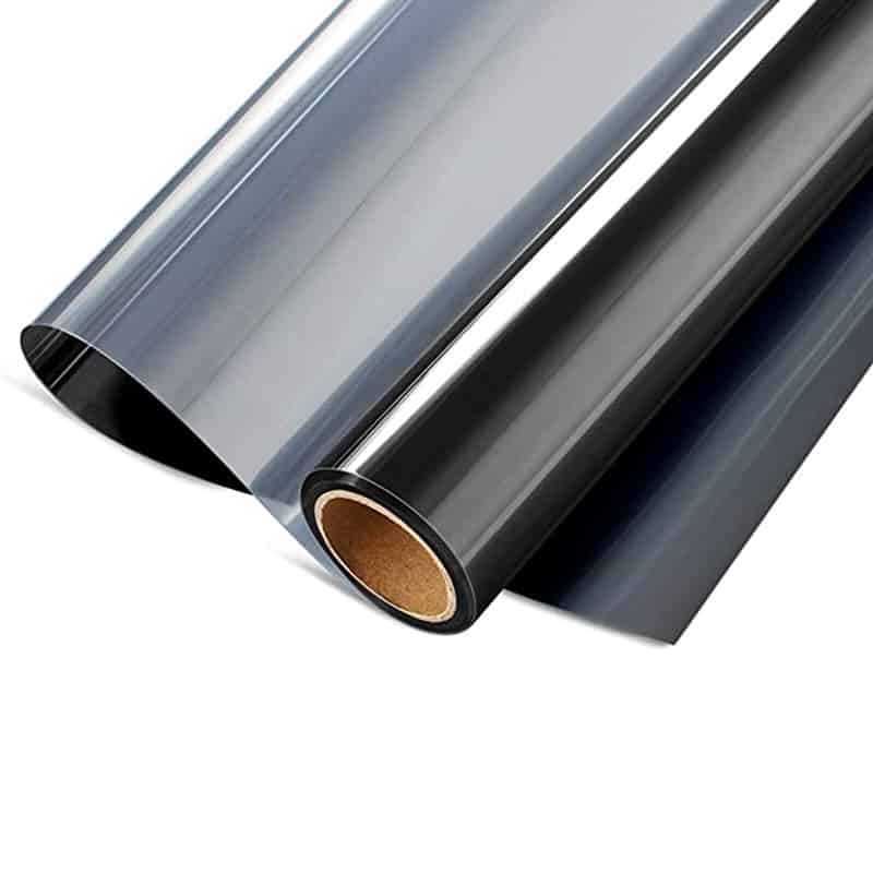断熱フィルム ガラスステッカー 日よけフィルム 窓用反射フィルム 日よけフィルム 家庭用ガラス断熱フィルム 一方向透視 日よけ 紫外線対策 夏の家庭用遮熱ソーラーフィルム 60cm*500cm（ブラック）