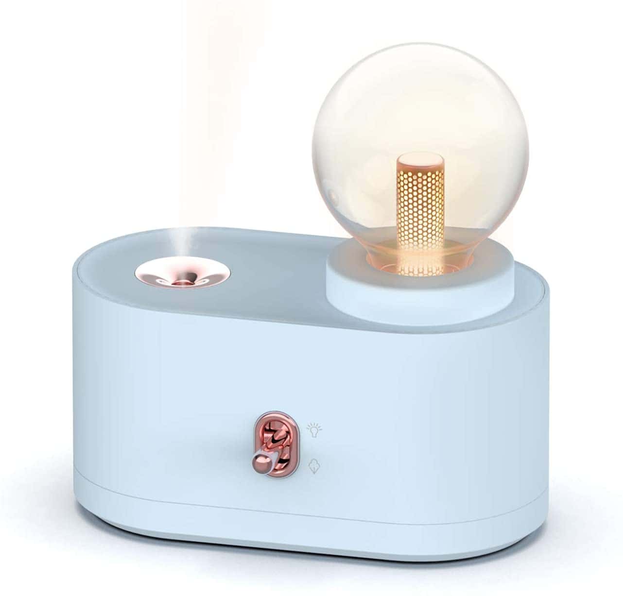 テーブル上ミニ加湿器 ベッドサイド常夜灯 次亜塩素酸水と互換性があり 美容と保湿を消毒し 大容量 コ..