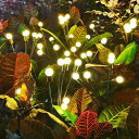 \期間限定★ポイント10倍/2個セット ソーラーパワーホタルライト【アップグレード版】高耐久性 10led 蛍の光効果 IP65防水 屋外 埋め込み式 雰囲気ラ...