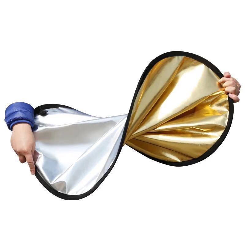 レフ板 撮影用 自撮りツール 丸レフ板 直径30cm 60cm 80cm 110cm 2in1 5in1 2色 5...