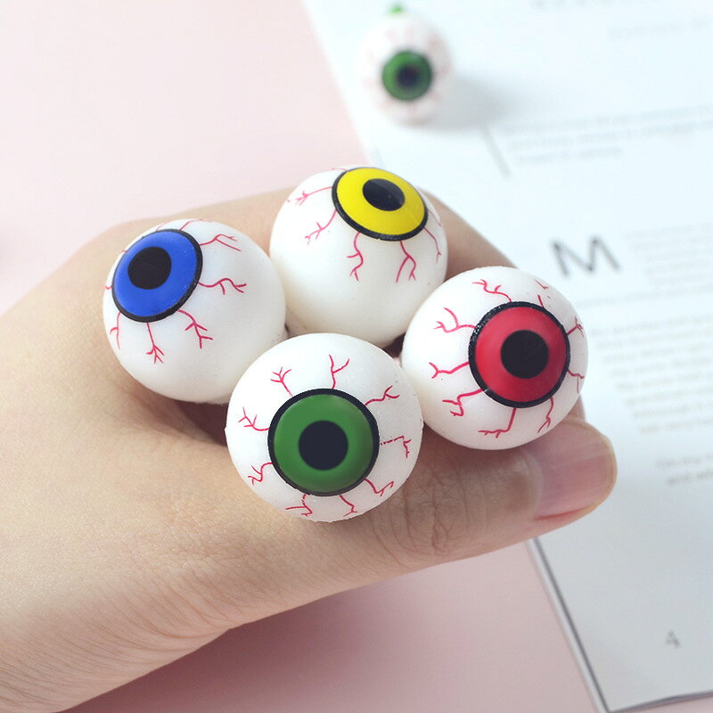 ハロウィーンの目玉おもちゃ ストレス解消| スクイーズ眼球ストレスボール Squeeze Toy Eyeball、ハロウィーンゲームの報酬、トリックオアトリートの好意、ハロウィーンのトリッキーギフト deeplearning-10766806 FINTRUE サンプル画像2
