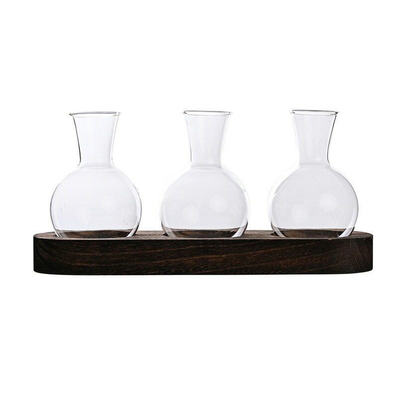 水耕栽培 ポット ガラス花瓶 フラワーベース 木製フレーム 水耕栽培花瓶 電球形ガラス瓶 一輪挿し 花瓶花器 ミニ花器 水栽培 生け花 造花 ガラス花瓶 植木鉢 シンプル インテリア雑貨 飾り瓶 北欧 おしゃれ