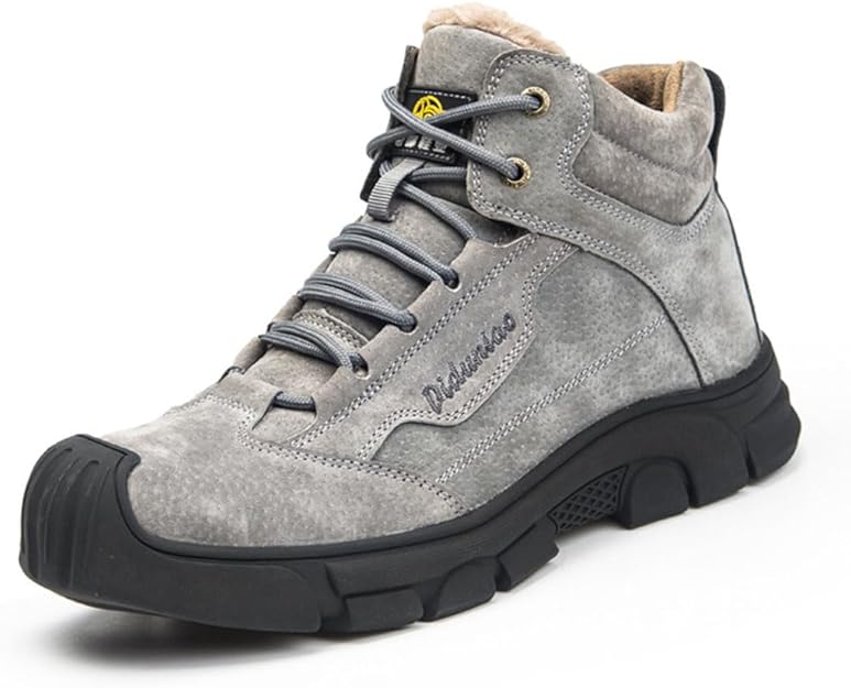 安全靴 作業靴 冬用 ボア付き 裏起毛 メンズ つま先保護 先芯入り あったか ハイカット スニーカー おしゃれ 軽量 踏み抜き防止 滑り止め