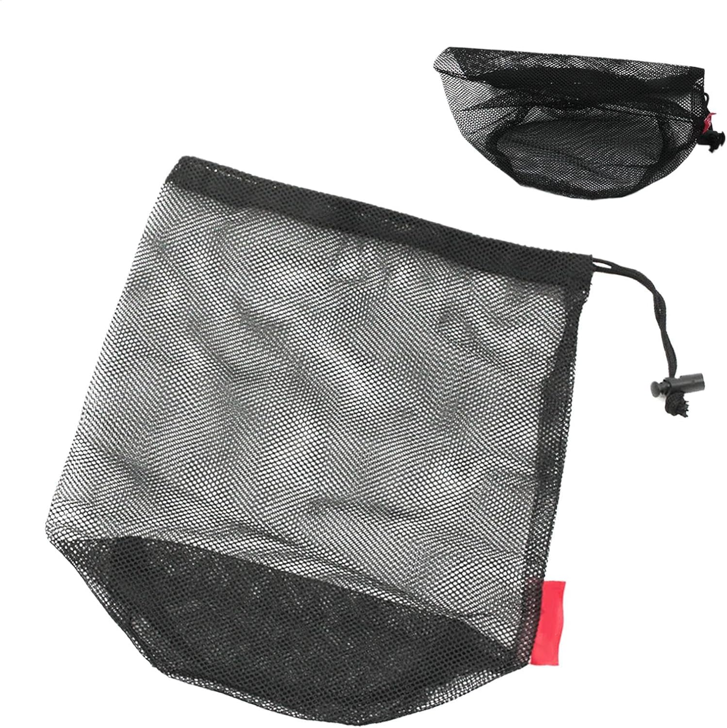 メッシュバッグ メッシュランドリーバッグ メッシュランドリーバッグ調節可能な 巾着バッグ 洗えるランドリーサックスタッフバッグ 洗濯 ジム服 水泳 キャンプ用の再利用可能な軽量サックパック 3枚セット