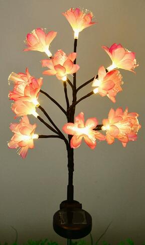 ソーラーライト 屋外装飾 ソーラーライト 埋込型花ライト LEDソーラー ガーデンライト ユニーク 光ファ..