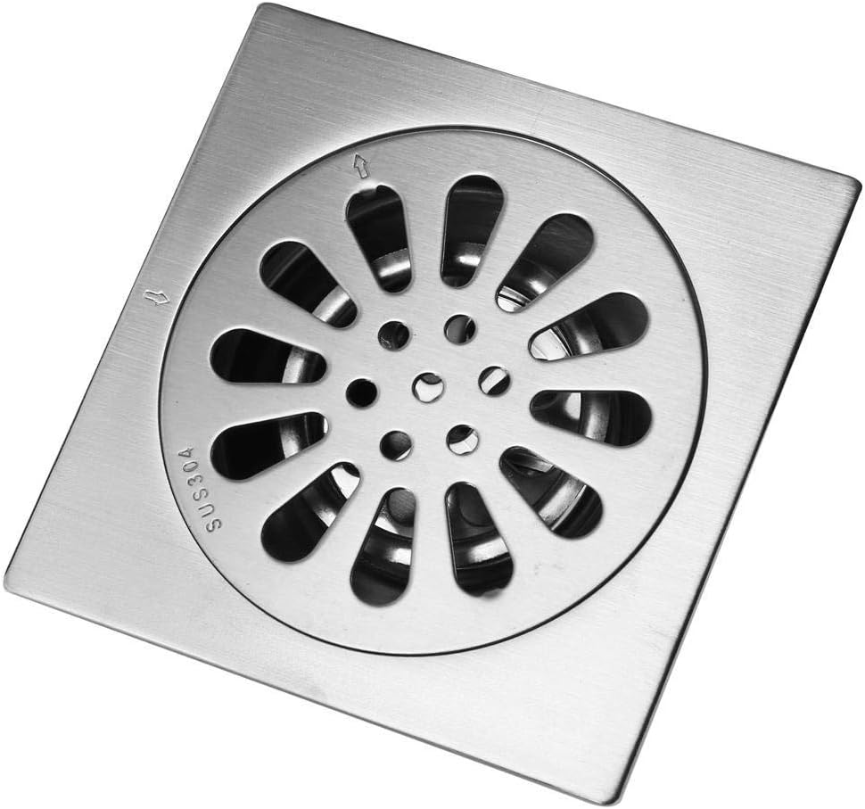 乐天商城 - 床ドレン 排水フィルター 排水口カバー 浴室用ユニット 床排水 シャワー排水 廃棄物 ゴミ受け 304ステンレス鋼 お風呂 浴室 トイレ 洗面所