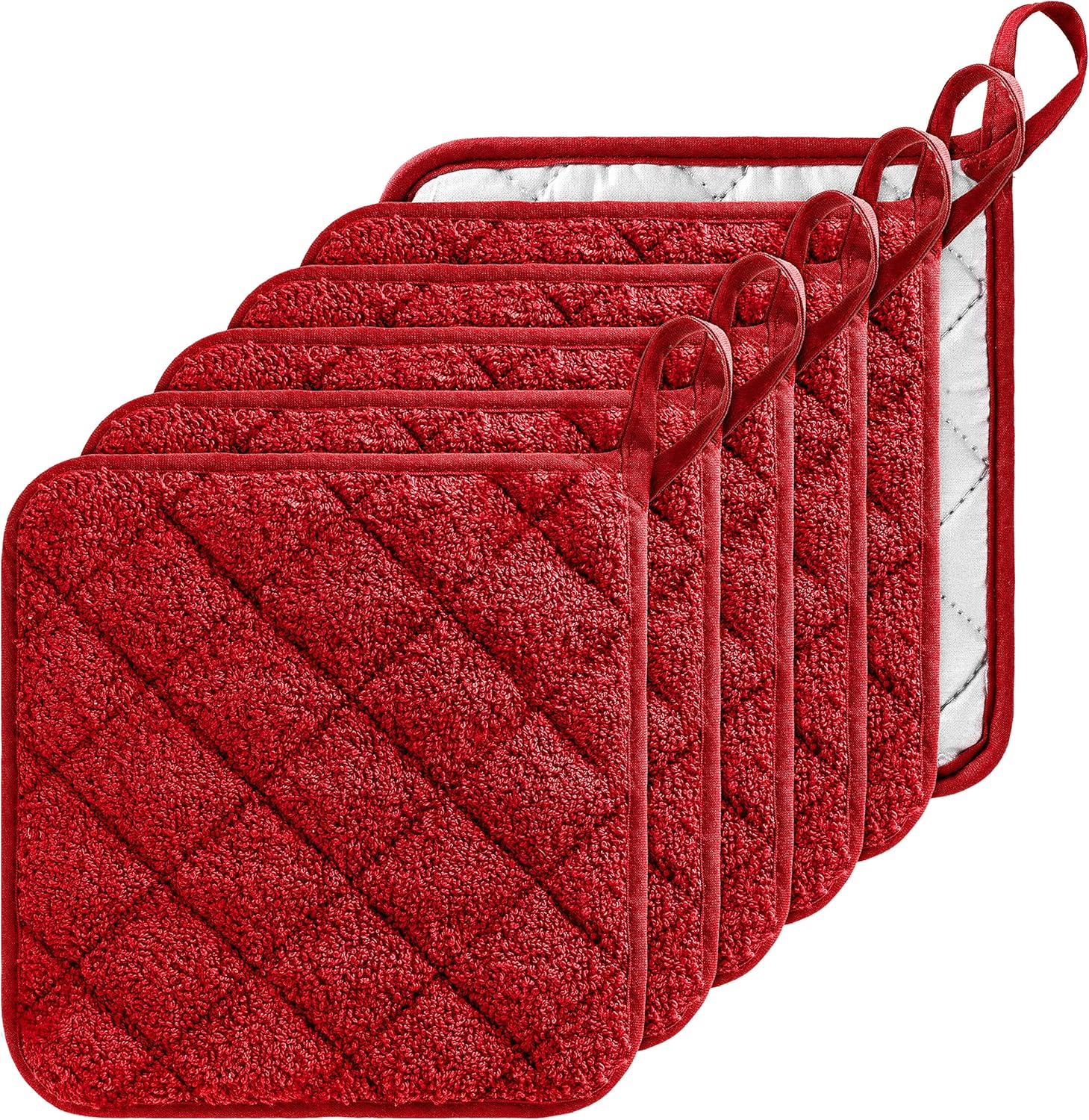 鍋つかみ 綿 4枚入り