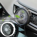 \期間限定★ポイント10倍/車載USB扇風機 車用ファン タイヤデザイン LEDライト機能付き 3段階風量調節 7枚羽根 車載USBファン エアコン 小型 熱中...