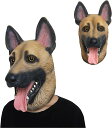 ドイツ牧羊犬マスク コスプレ用マスク 仮面 cosplay フェイスカバー おもしろ 雰囲気満点 雰囲気作り 誕生日 パーティー ハロウィングッズ スポーツ観戦...