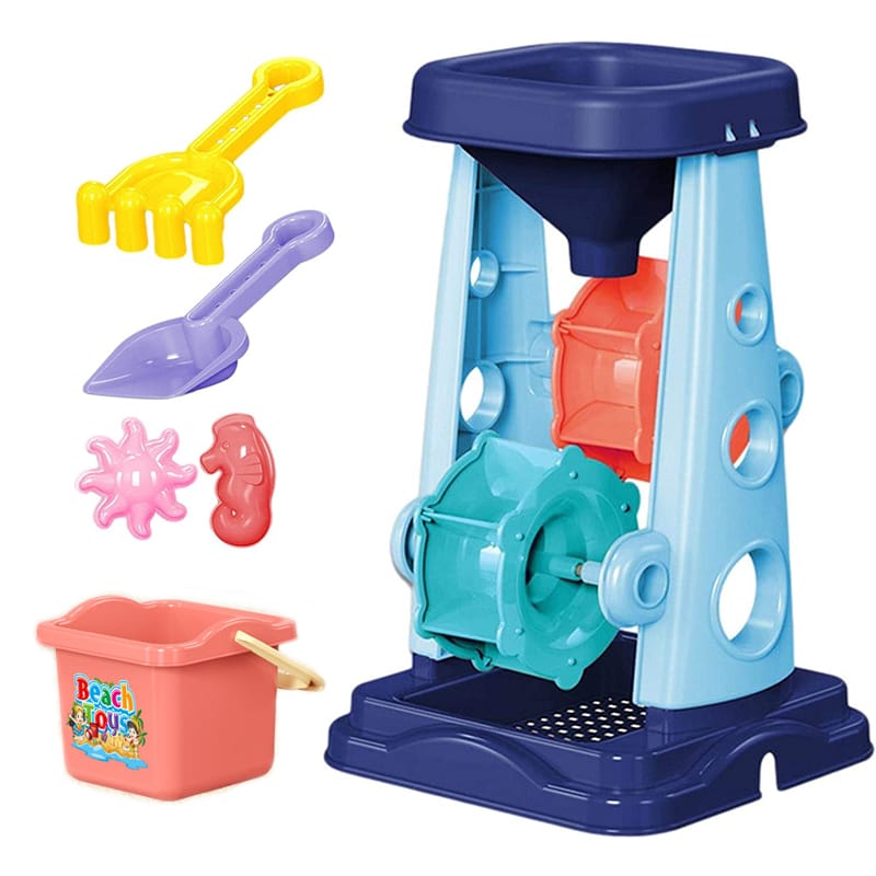 6点セット砂遊び 砂遊びおもちゃ 砂遊びセット 砂場セット ビーチおもちゃ お風呂の玩具 砂型 子ども 砂時計 シャベル 海水浴 川遊び 安全無毒 砂場遊び ビ...