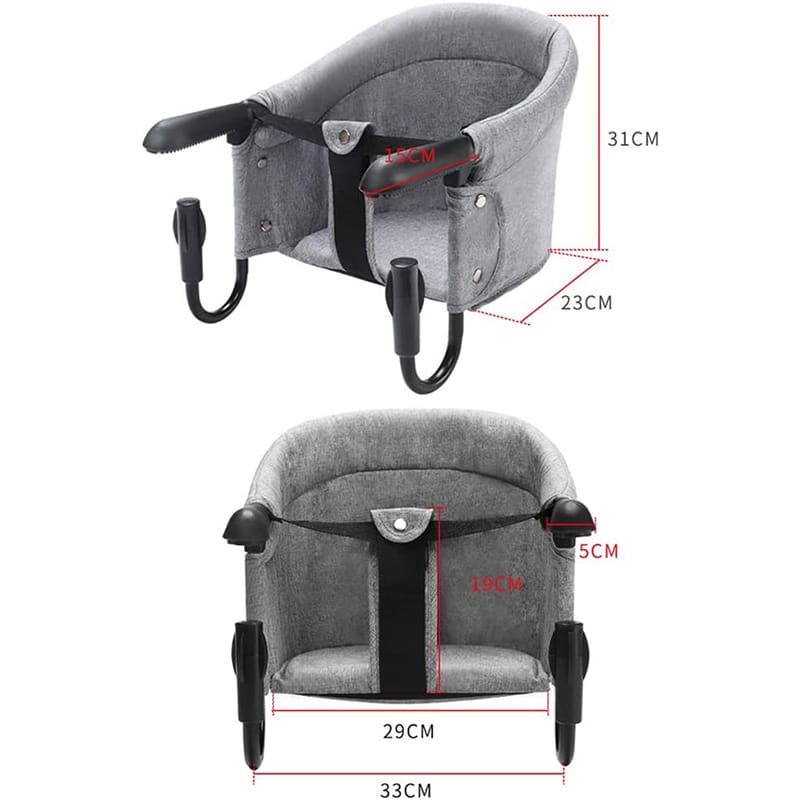 テーブルチェア 折りたたみ ベビーチェア ハイチェア 食事椅子 携帯便利 お食事チェア 3