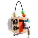 \期間限定★ポイント10倍/モンテッソーリ木製ビジーブロック 想像力 知育玩具 幼児就学前教育学習おもちゃ カラフル ロックボックス ロックおもちゃ 携帯旅行の...