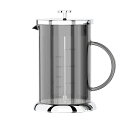 \期間限定★ポイント10倍/1000ml 8杯用 コーヒー メーカー フレンチプレス コーヒープレス ガラス製 耐熱 分解洗浄 特製フィルター