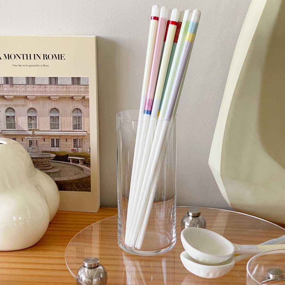 スプーン5本セット 16cm 食洗機対応 プーンスープ カレー サラダ適用 ランチスプーン チャーハン カラフル 5本セット 和食器 2