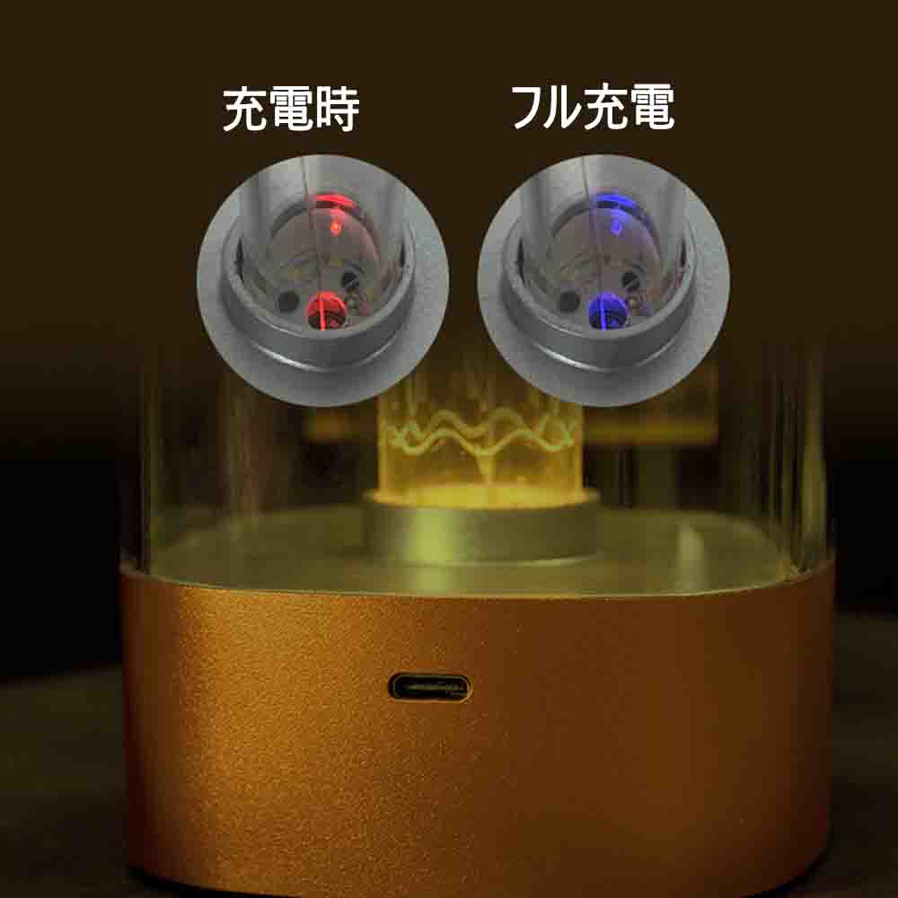 電気スタンド 充電式 モダンデコ 目に優しい テーブルランプ LED コードレス テーブルランプ ヴィンテージ バーテーブルランプ LED ナイトライトベッドルーム ポータブルバッテリ デスクスタンド 照明器具 レストラン [2]