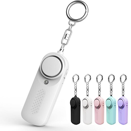 【2024年新登場】防犯アラーム 防犯ブザー 防犯アラーム 130dB 大音量 LEDライト付き 防水 防犯ベル 小学生/女性/お年寄り シンプル 大音量アラーム 痴漢撃退 誘拐防止 電車 旅行 帰る道ピンを抜くだけ 頑丈ABS製 耐衝撃 生活防水 防犯 夜道 通勤 通学 防犯グッズ 痴漢防止