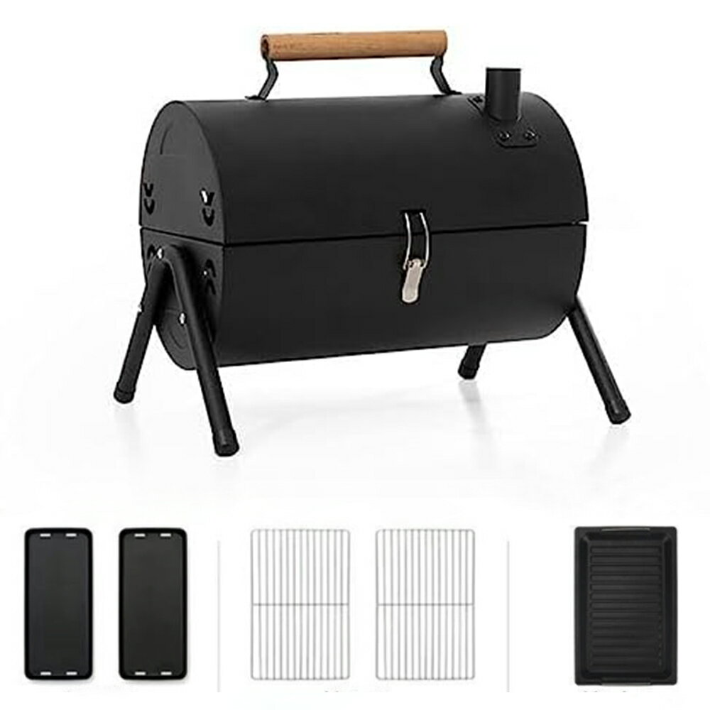 【ポイント10倍！】バーベキューコンロ 焚き火台 bbq コンロ 鉄板付き 網付き アウトドア キャンプ 焼..