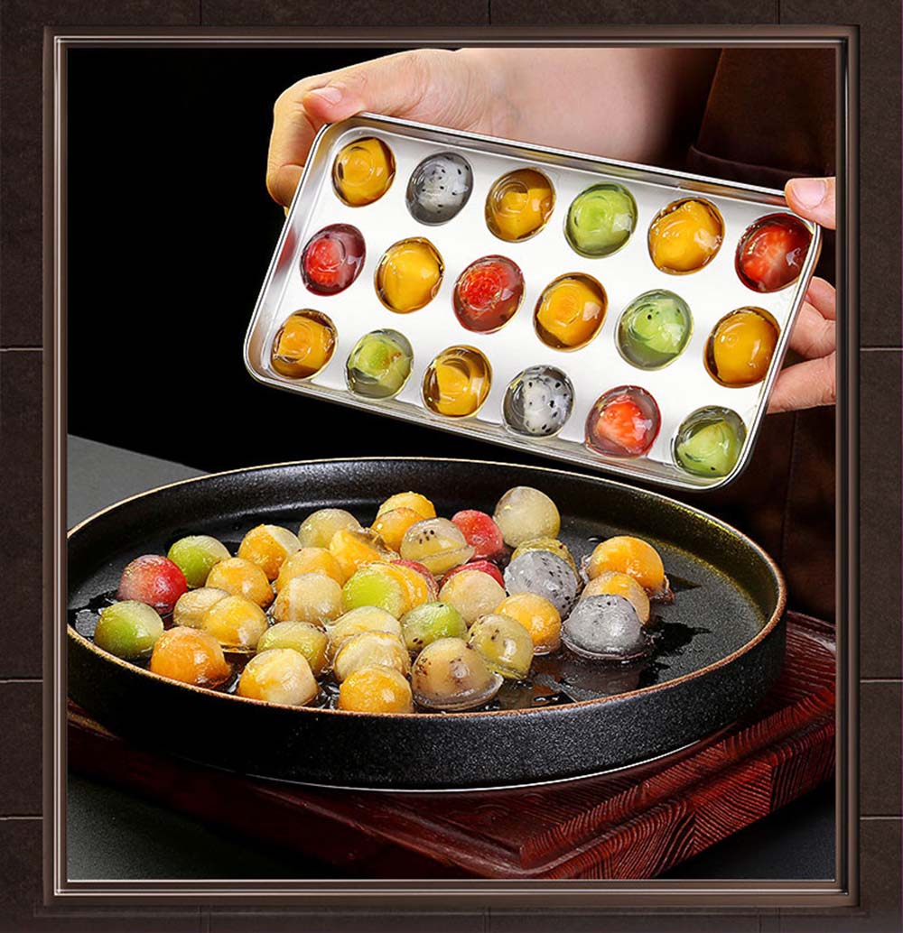 製氷皿 丸氷 アイスボールメーカー 大きい氷 直径2.5cm 透明氷 氷型 お菓子 アイスクリーム アイスドリンク アイスビール