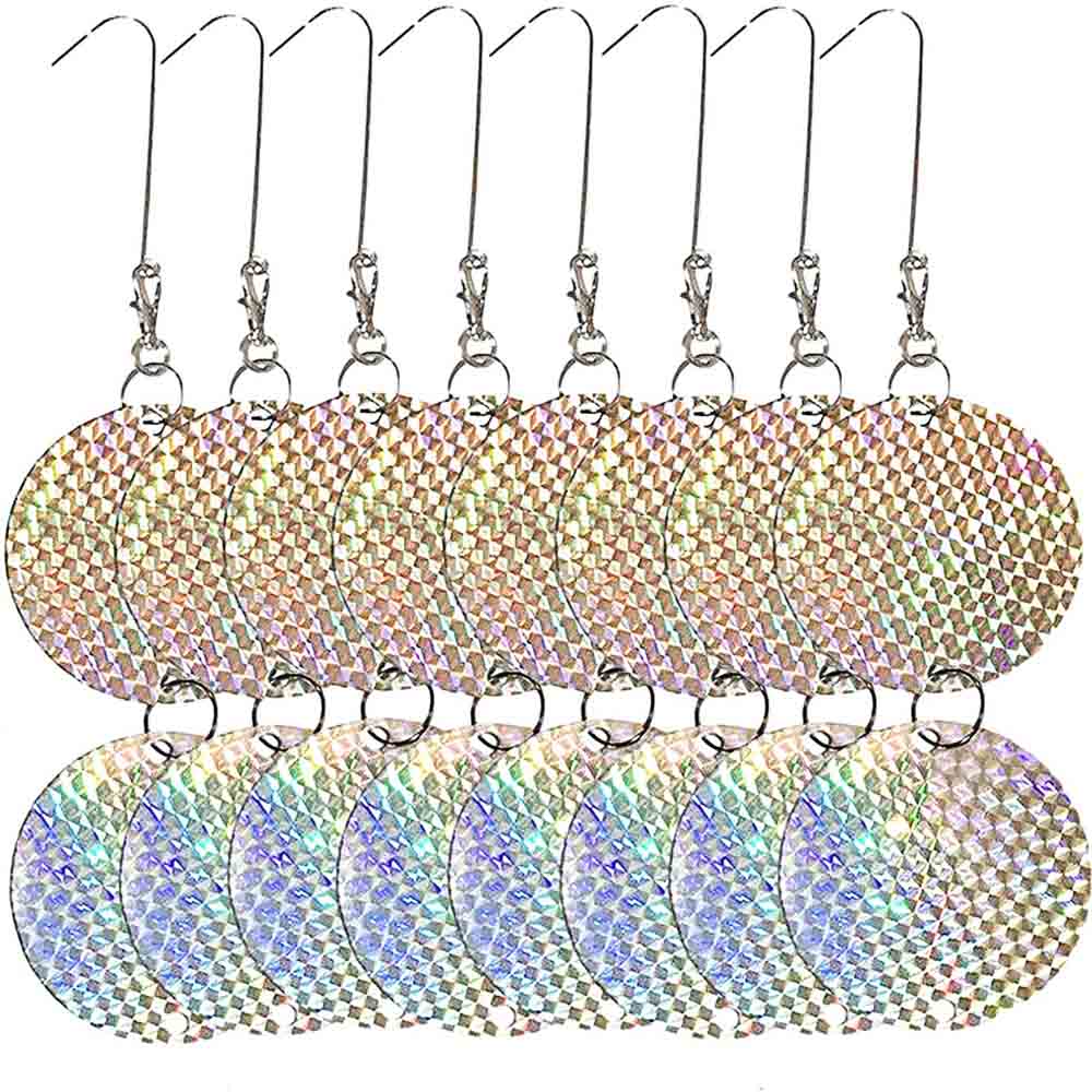 鳥よけ 鳩よけ グッズ カラス撃退 吊り下げ 反射板 8個セット カラスよけ からす撃退 カラス対策 カラス撃退グッズ カラスよけグッズ 鳥よけグッズ 防鳥 鳥対策グッズ カラス すずめ 鳩
