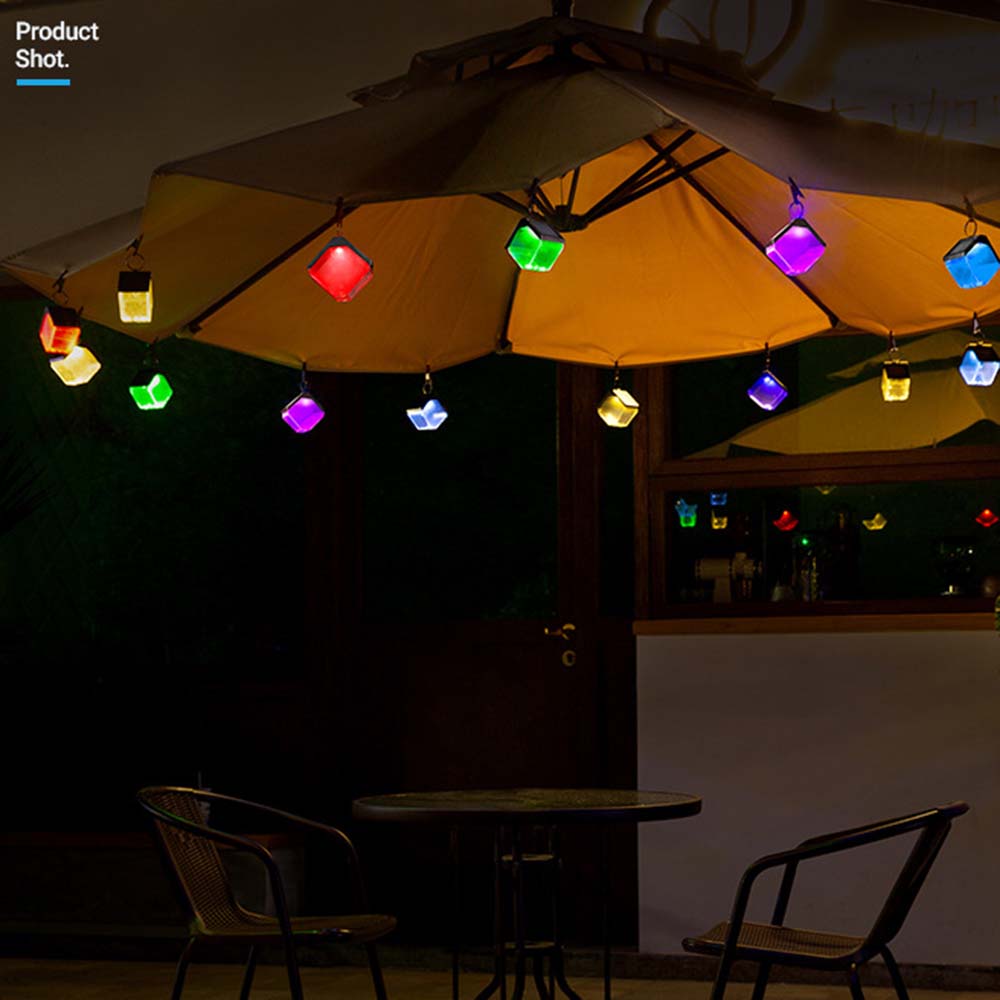 LED ソーラーライト ストリングライト イルミネーションライト 壁掛け式 ソーラー ガーデンライト フェンス ライト ウォーム/RGBカラーチェンジ 装飾照明 IP65 屋外 装飾 夜間自動点灯 太陽光発電 玄関 庭 階段 壁 柵 壁 3