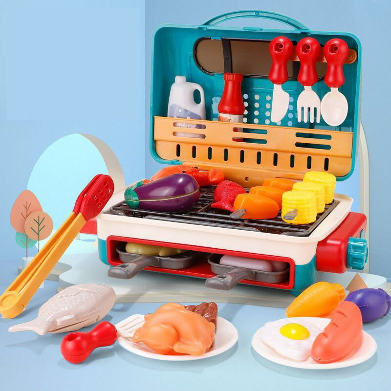 おままごとセット バーベキュー おもちゃ 知育玩具 ままごと 食材 調理器具セット ごっこ遊び 切る遊び..