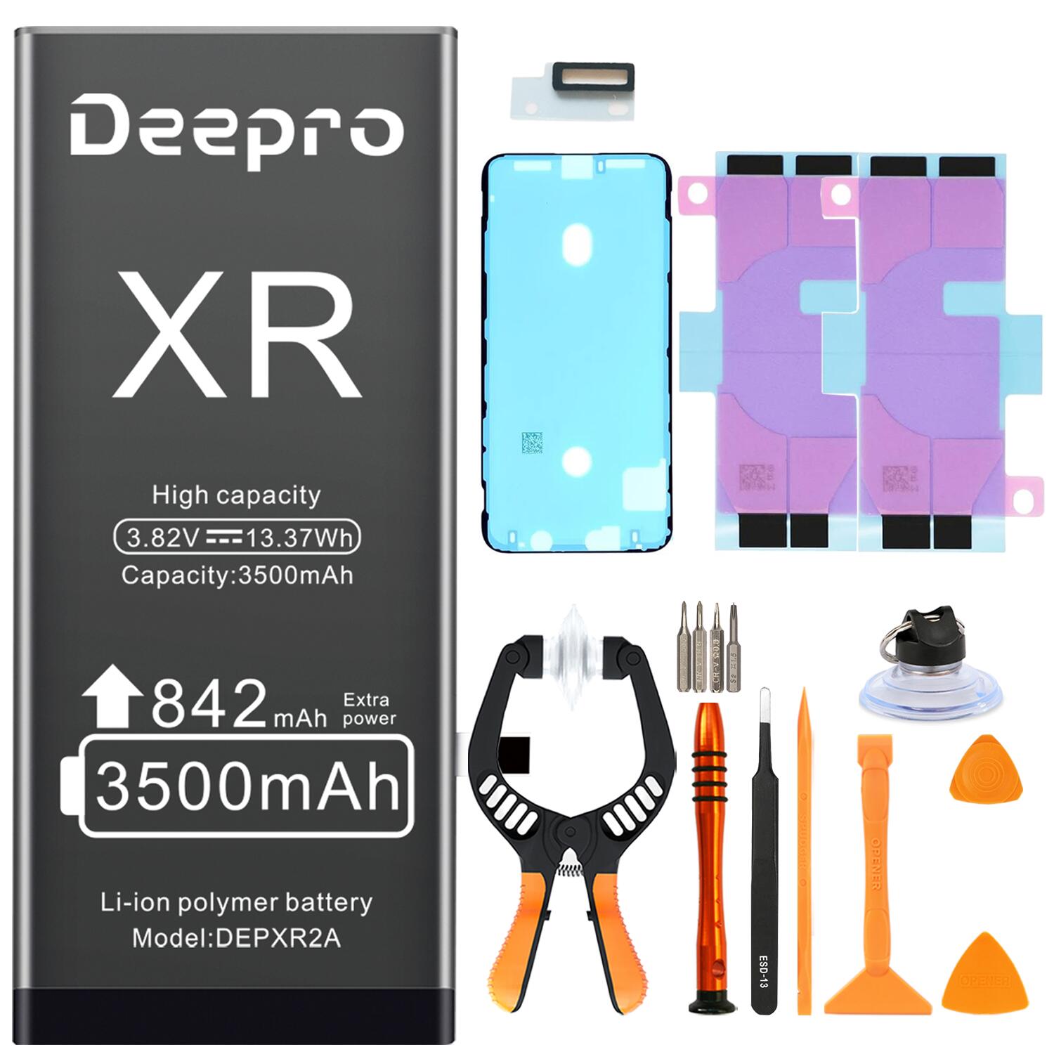 Deepro iPhone XR バッテリー 交換 キッ