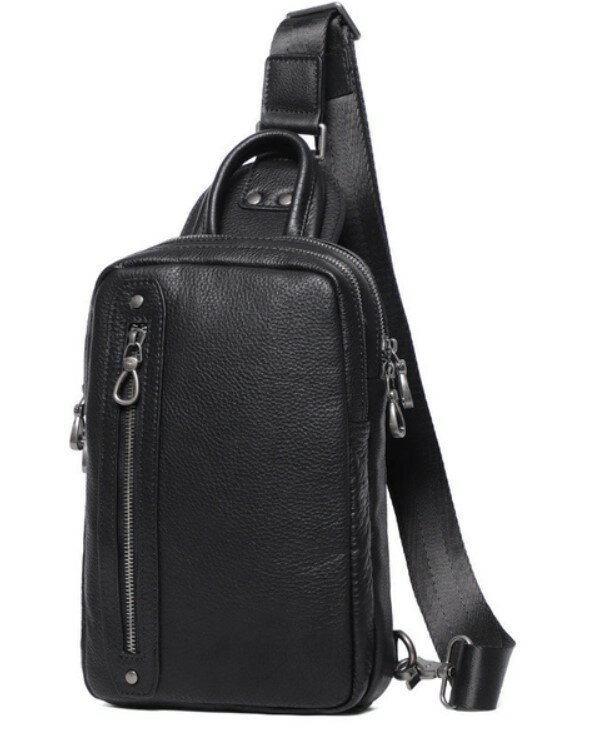 メンズボディバッグ　本革　牛革　大容量BAG　ブラック　人気　使いやすい　メンズバッグ サコッシュ 本革 カジュアル 肩掛け ブランド レザー メンズ 男性 斜め掛け 革 カジュアル 肩掛け