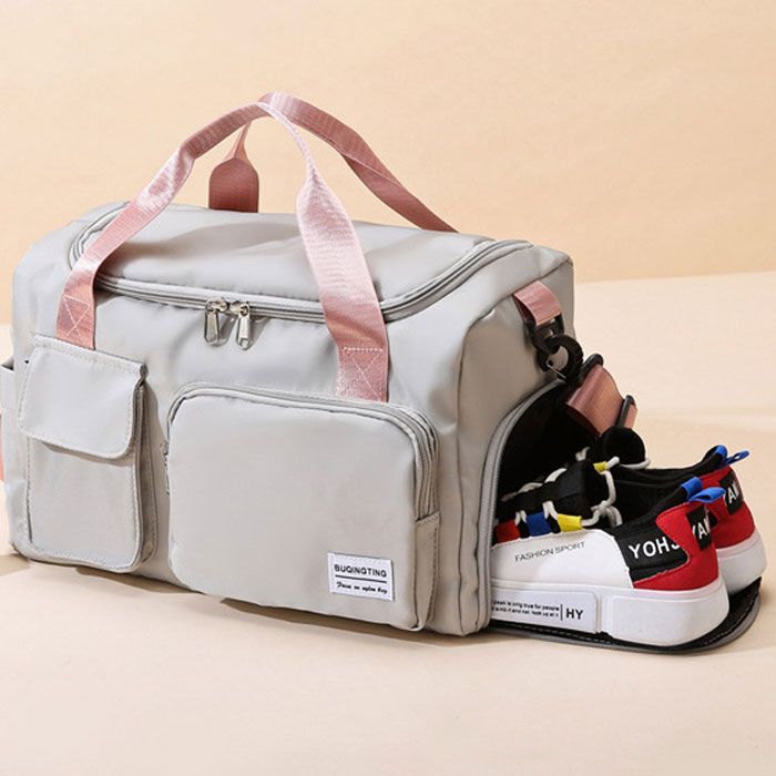 スポーツバッグ ボストンバッグ ジムバック 旅行バッグ シューズ収納 大容量 防水 4way メンズ レディース ユニセックス 乾湿分離 アウトドア ゴルフバッグ 機内持込 ダッフルバッグ 旅行 バッグ 送料無料 deer-shop-10068231 deer-shop サンプル画像2