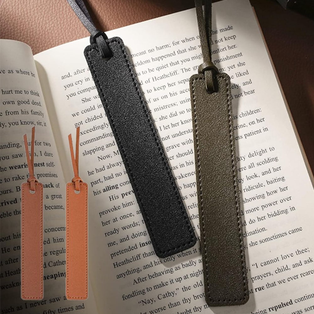 しおり PU レザー ブックマーク 栞 革 本 ブックマーカー 読書 おしゃれ かわいい 送料無料