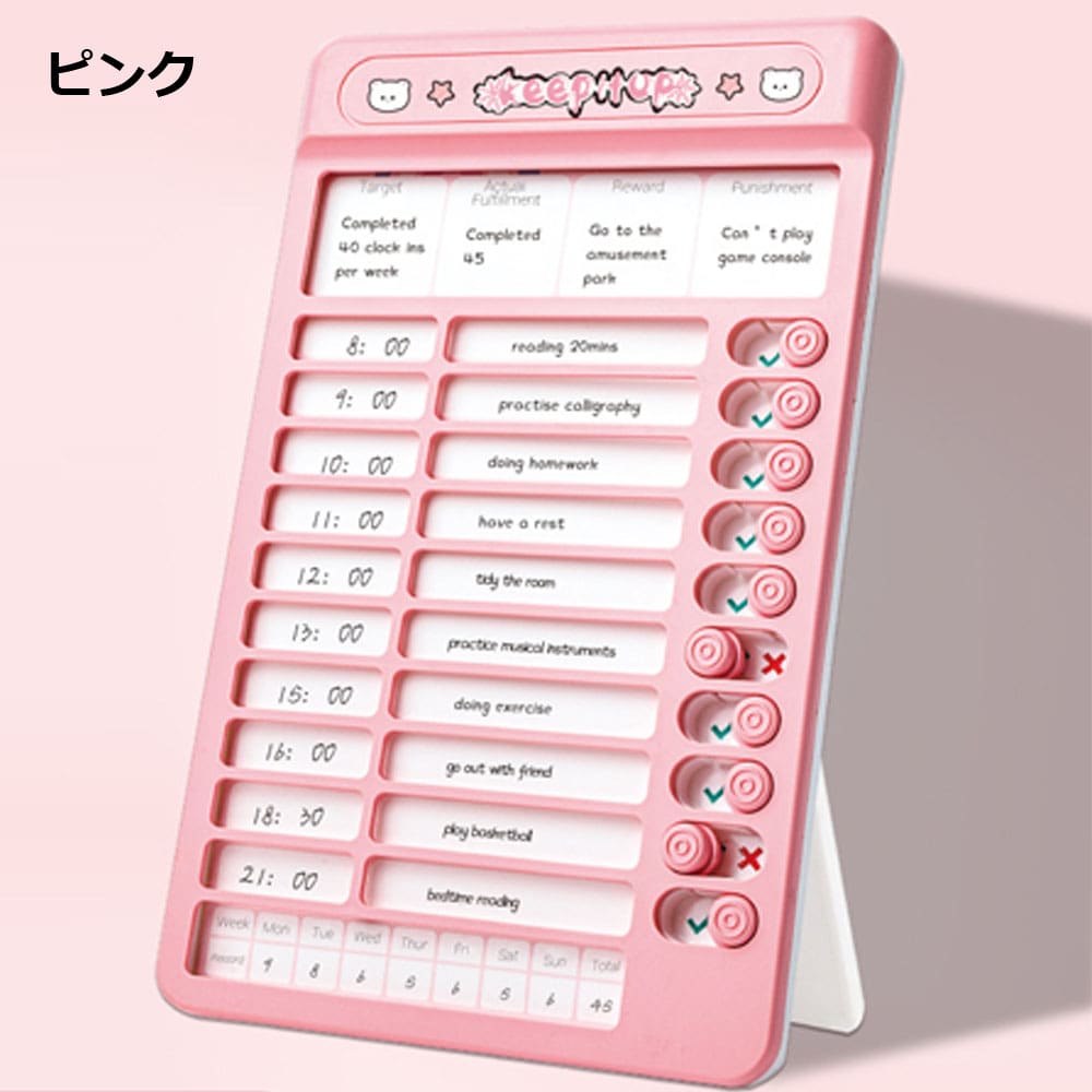to do 忘れ防止 チェックリスト メモ帳 リスト ノート コンパクト 便利 グッズ 卓上 スタンド 送料無料 deer-shop-10077765 deer-shop サンプル画像2