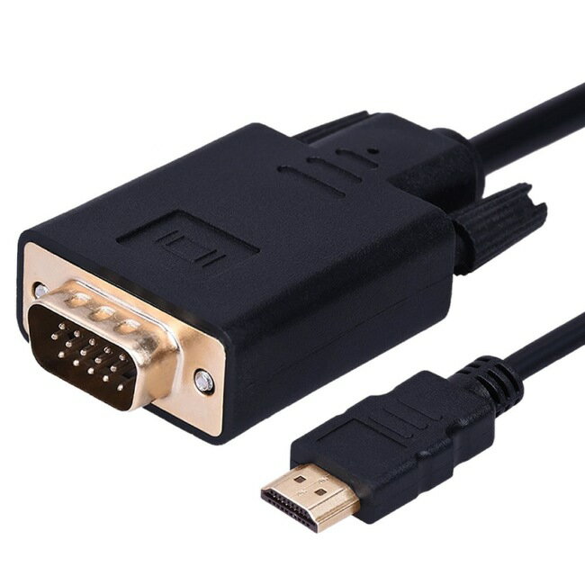 HDMI to VGA 変換ケーブル 金 メッキ1080